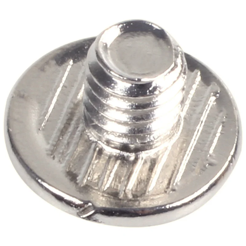 30 세트 가죽 벨트 5 X 6 Mm 실버 나사 바인딩-ABQU