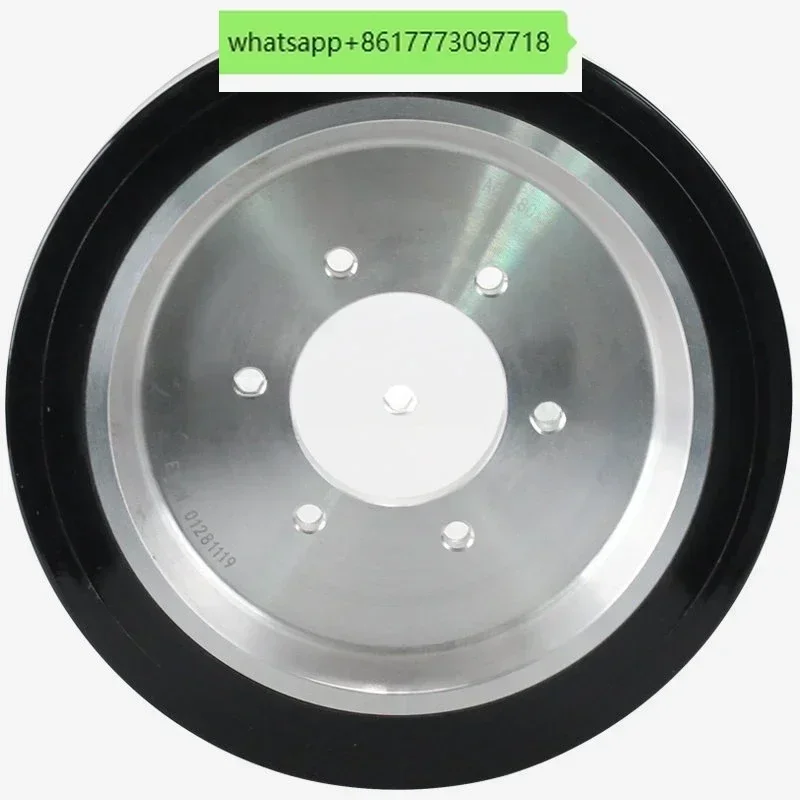 

4-inch AGV drive wheel aluminum core polyurethane robot casters 125 * 40mm heavy-duty equipment walking wheel driving wheel