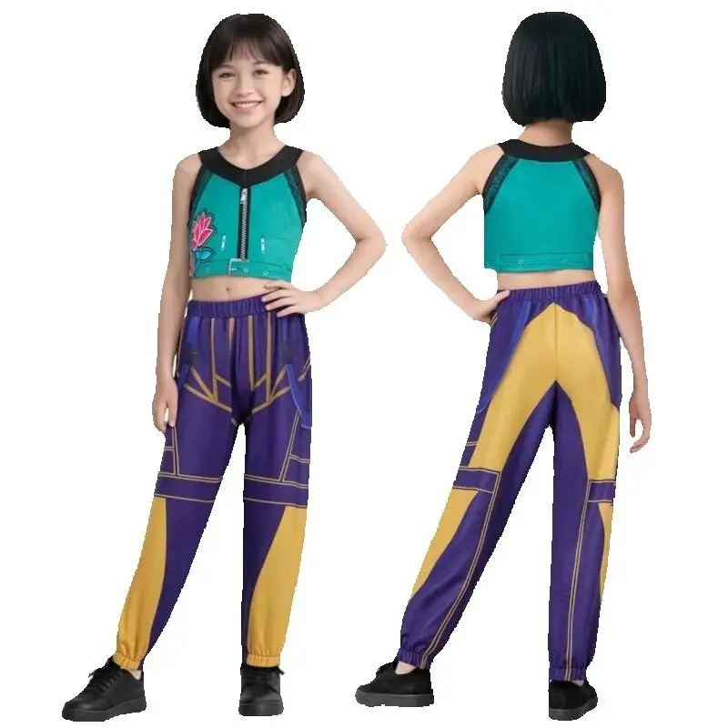 2025 New Pop Singer Cosplay Costumes Halloween Carnival Christmas Stage 3D Printed Pattern Role Play Clothes