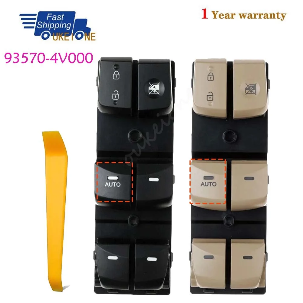 

93570-4V000 для Hyundai Elantra Lang Move 2012-2016 передний левый электрический переключатель стеклоподъемника, кнопка регулятора управления