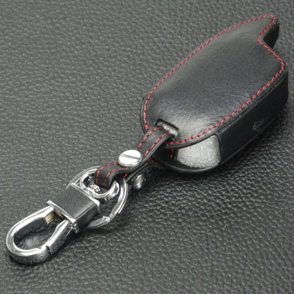 jingyuqin Russian Version for Scher-khan Leather case for Magicar 6/7/8/9 LCD Two Way Car Alarm System M6 M7 M8 M9 Cover