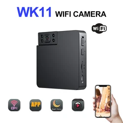 Small wifi mini camera, HD infrared night vision built-in 1200mAh battery camera with motion detection built-in microphone