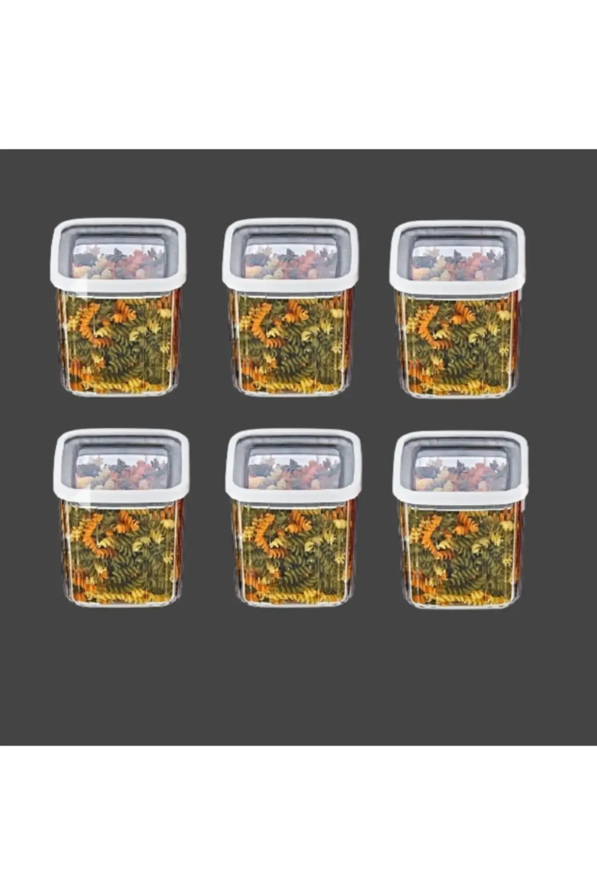 

DOLBOVI 6x800 ml square bracelet cover storage container