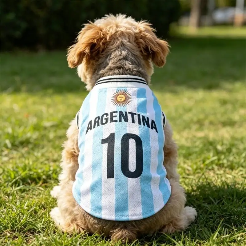 Dog Sports Shirt with Open-Weave Fabric for Casual Outings and Photos 55KF
