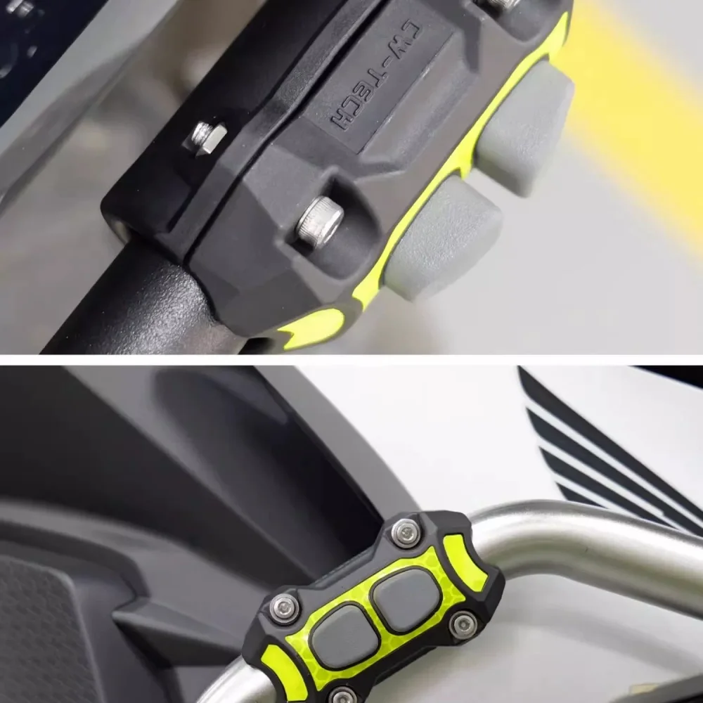 Universal rubber buffer pad/crash protector block for ZONTES 703F motorcycle crash bars (suitable for modification/replacement).