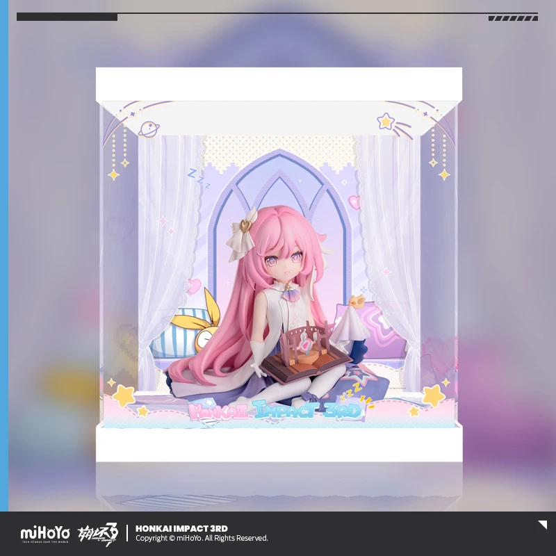 

Honkai Impact 3rd Little Dot Series Garage Kits, витрина, розовая и синяя, стандартная версия, роскошная версия, официальная подлинная