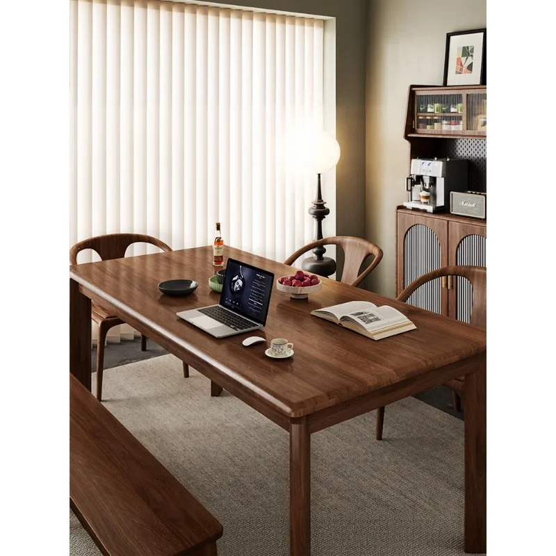 

Home Solid Wood Desk Household Simple Double Long Desk Large Board Table Study Office Computer Desk