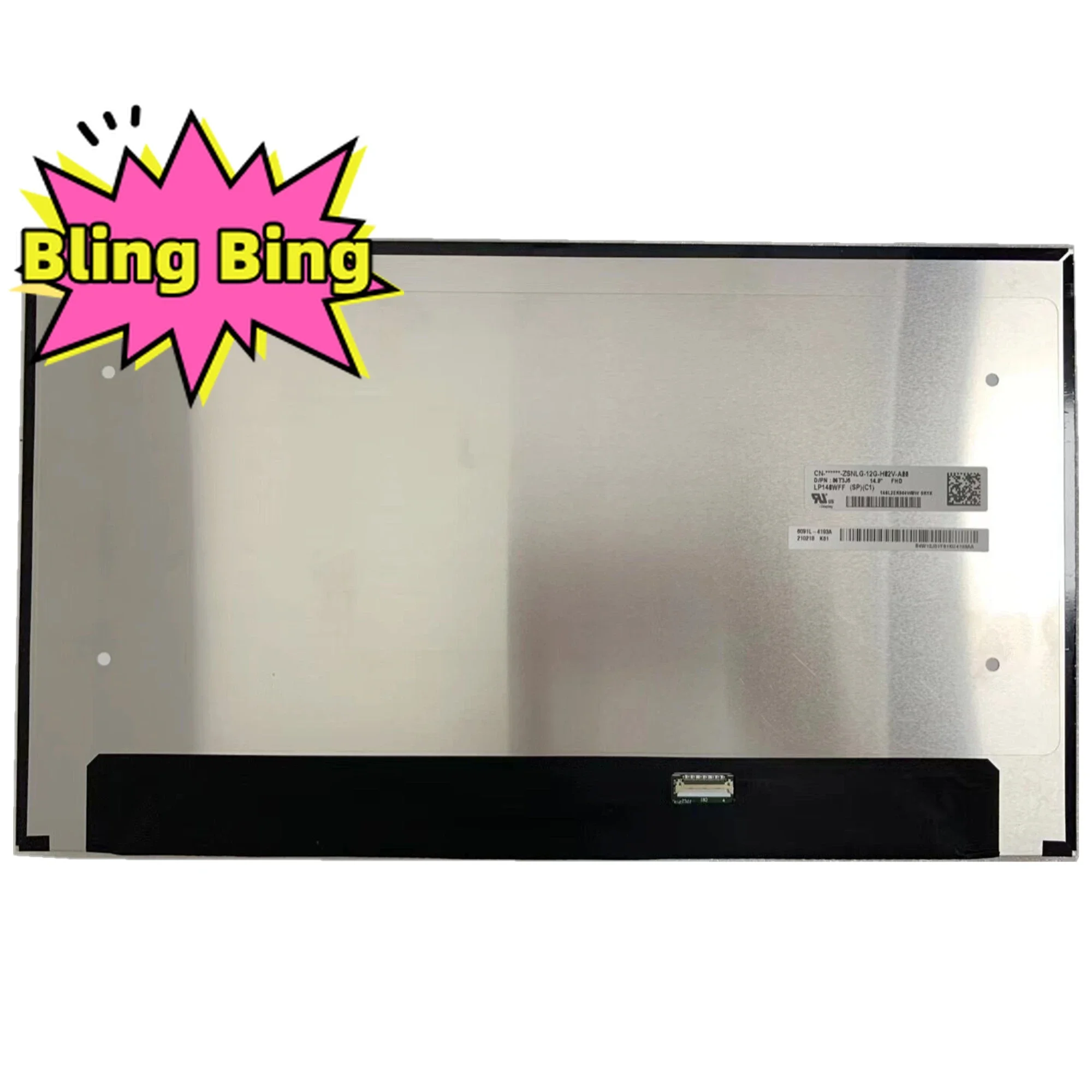 

LP140WFF SPC1 LP140WFF-SPC1 14 inch 1920x1080 FHD IPS Matrix Panel No-Touch LED Screen