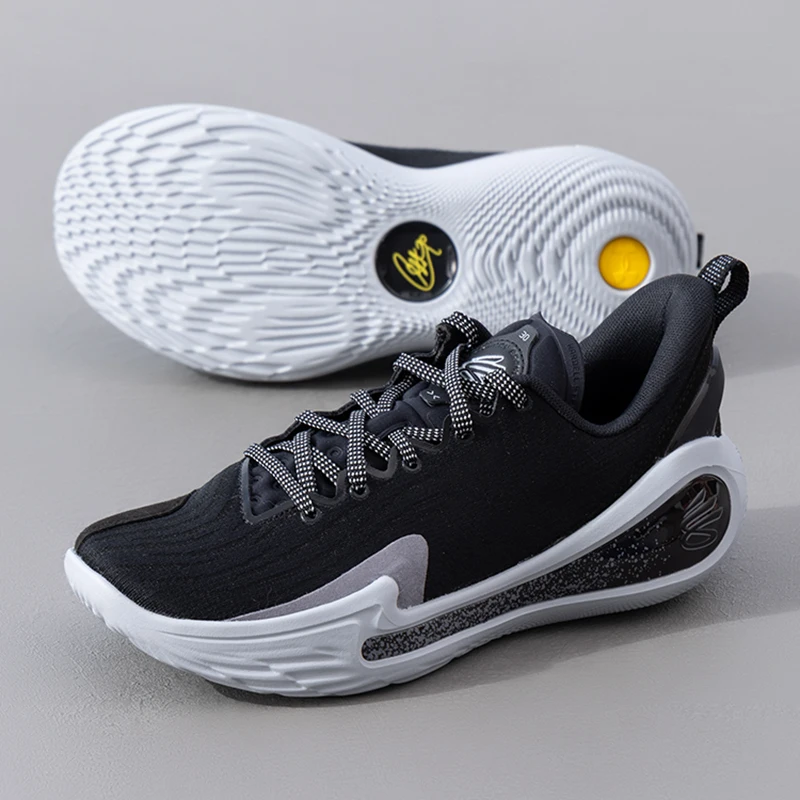 Under Armour Ua Men's Shoes Curry Basketball Shoes Practical Training Shoes Low-Top Cushioning Wear-Resistant Lightweight Breathable Sports Shoes 3027634-001