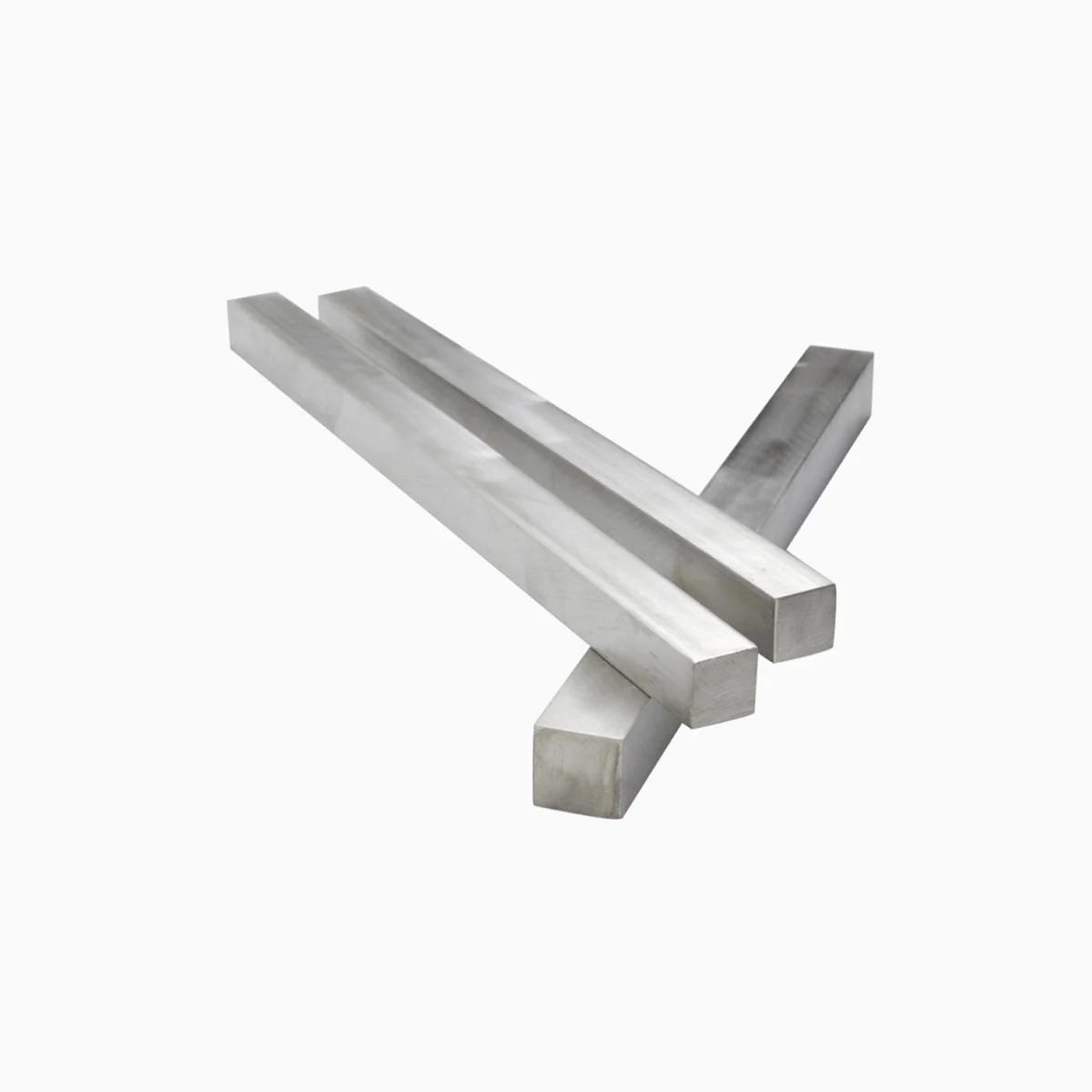 304 Stainless Steel Square Bar, Straight Bar, Solid Steel Bar, Polished Glossy Surface, Diameter 3/4/5/6~40mm