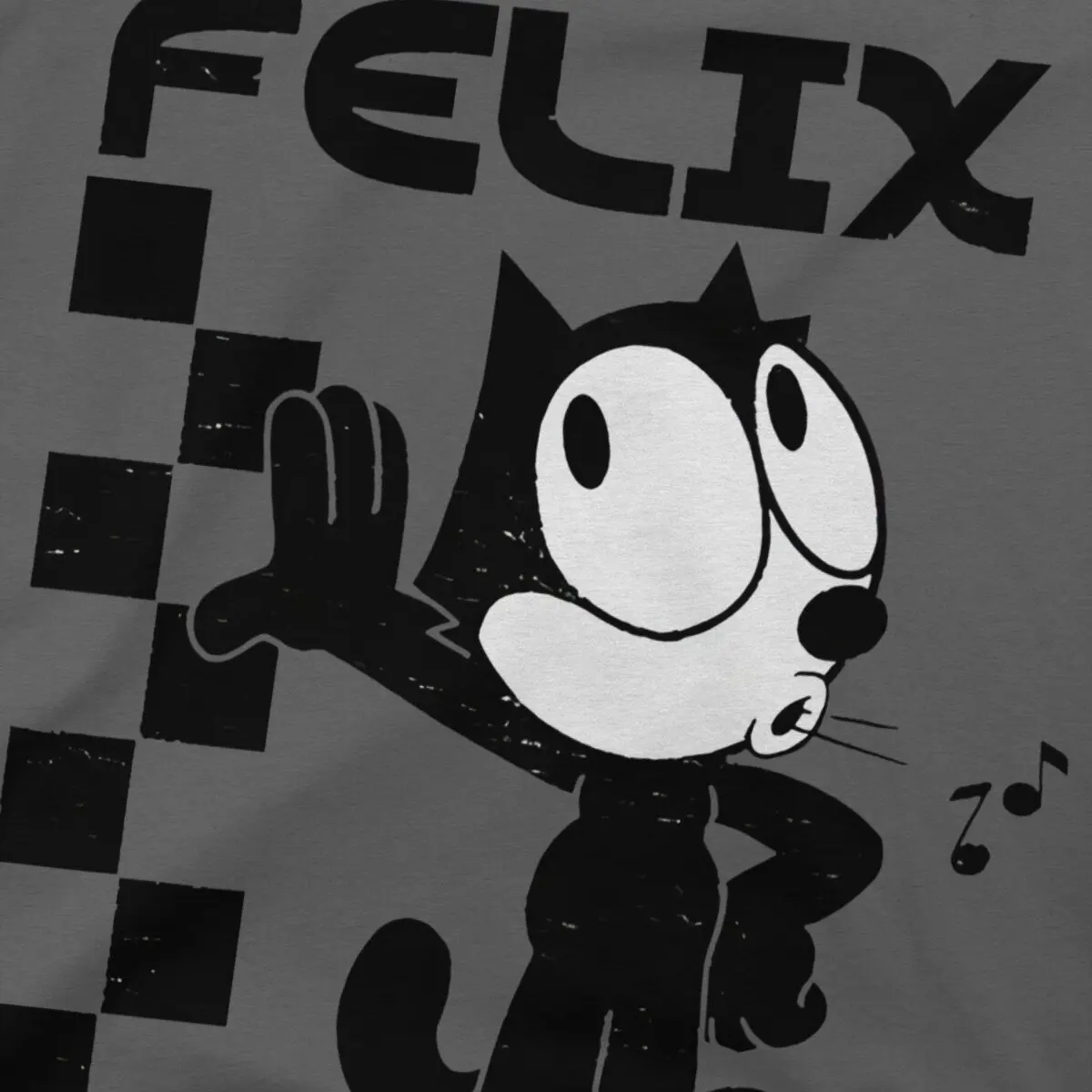 The Cat Unique TShirt Felix Cartoon Casual T Shirt Hot Sale Stuff For Adult