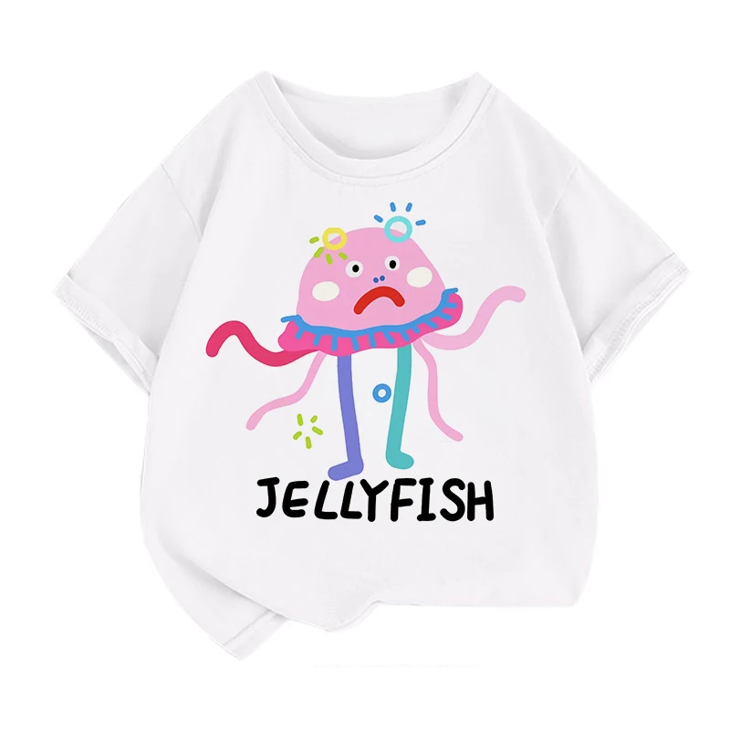 Children's Clothing Personalised Kids Girls And Boys T-shirt Zoo Letter Tshirt Custom Girl Shirt Clothes Girls From 2 To 7 Years