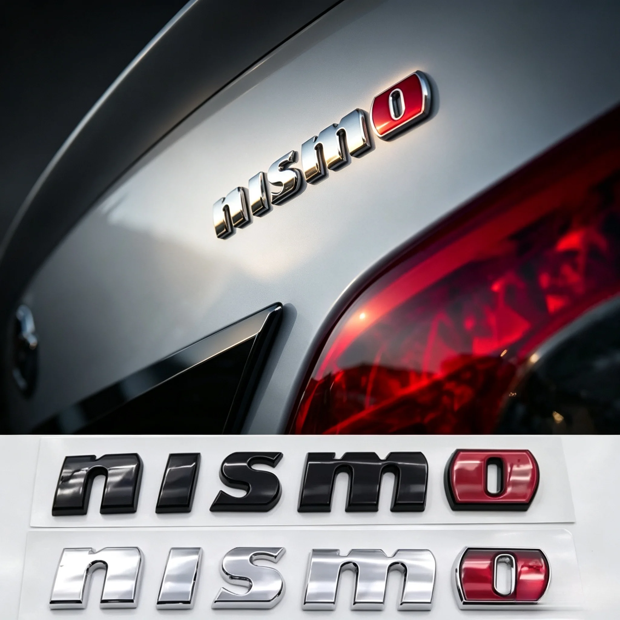 3D Metal NISMO Logo Emblem, Car Front Grille Badge Decal Auto Styling Accessories Fit Nissan X-trail Qashqai Note Juke Sentra Pa