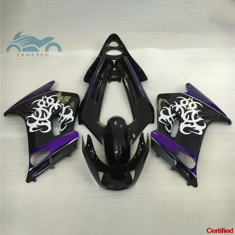 Customizable Bodywork fairings Kit Fit for Kawasaki ZZR250 1990-2007 ZZR 250 90-07 ABS plastic motorcycle fairing black purple