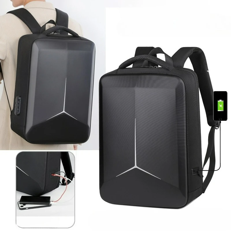 School Backpack Large Capacity Hard Shell Laptop Stylish Fashion Waterproof Business Backpack