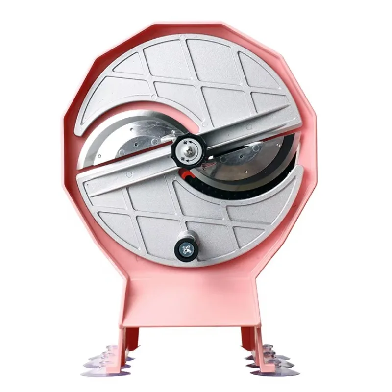 

Easy Operation Manual Control Double Slot Plastic Case Food Slices Fruits Vegetables Slicer Cutter