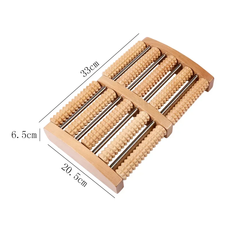 

Dual Wooden Foot Feet Massager Roller Relieves Plantar Fasciitis Heel Arch Pain Stress Relief & Relaxation Gift Tool Product