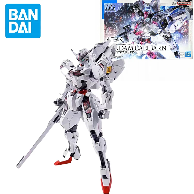 

In Stock BANDAI- Mobile Suit Gundam The Witch From Mercury - Gundam CALIBARN HG 1/144 Model Kit Gift Toy Collection for Kids