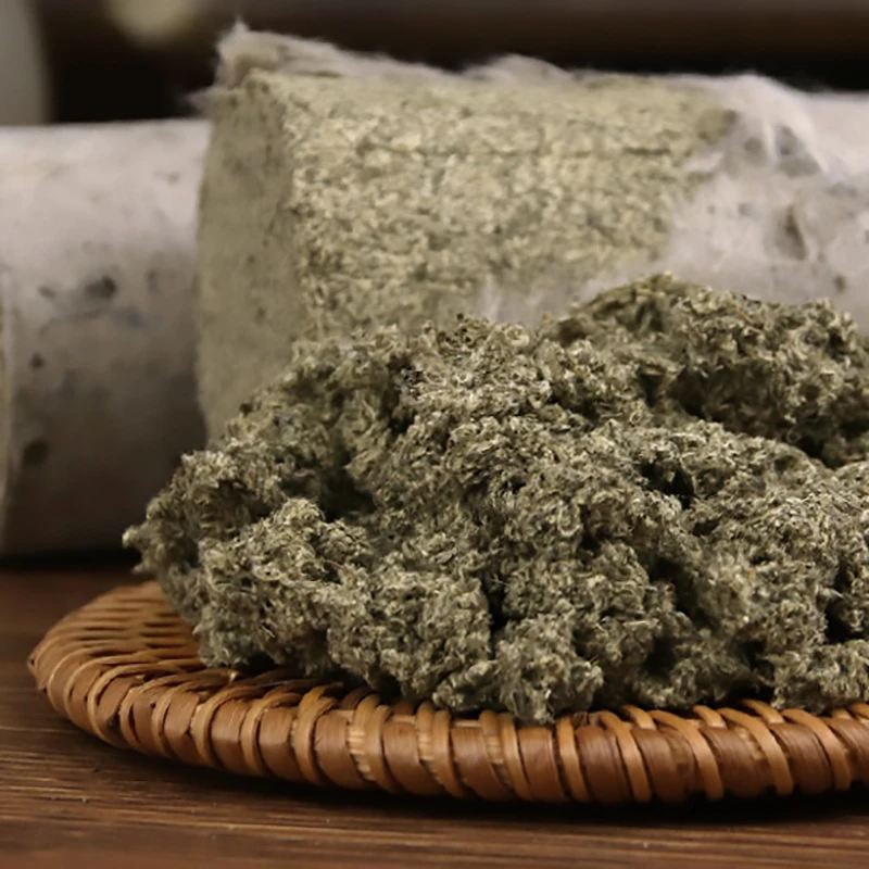 4cm Thicken Handmade Stone-Ground Moxa Stick 3-Year Aged Wormwood Roll for Moxibustion Wellness, Meridian Pain Relief Self Care
