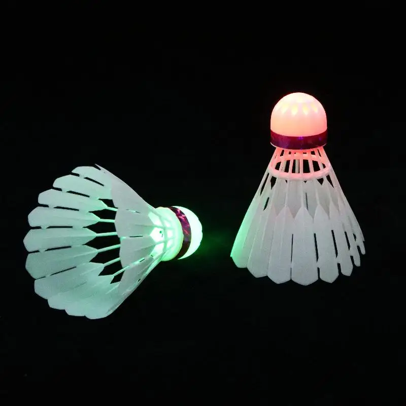 Luminous Outdoor-Ready Badminton Ball; Windproof with Durable Nylon Material; Light Up Your Game with Unbreakable Construction