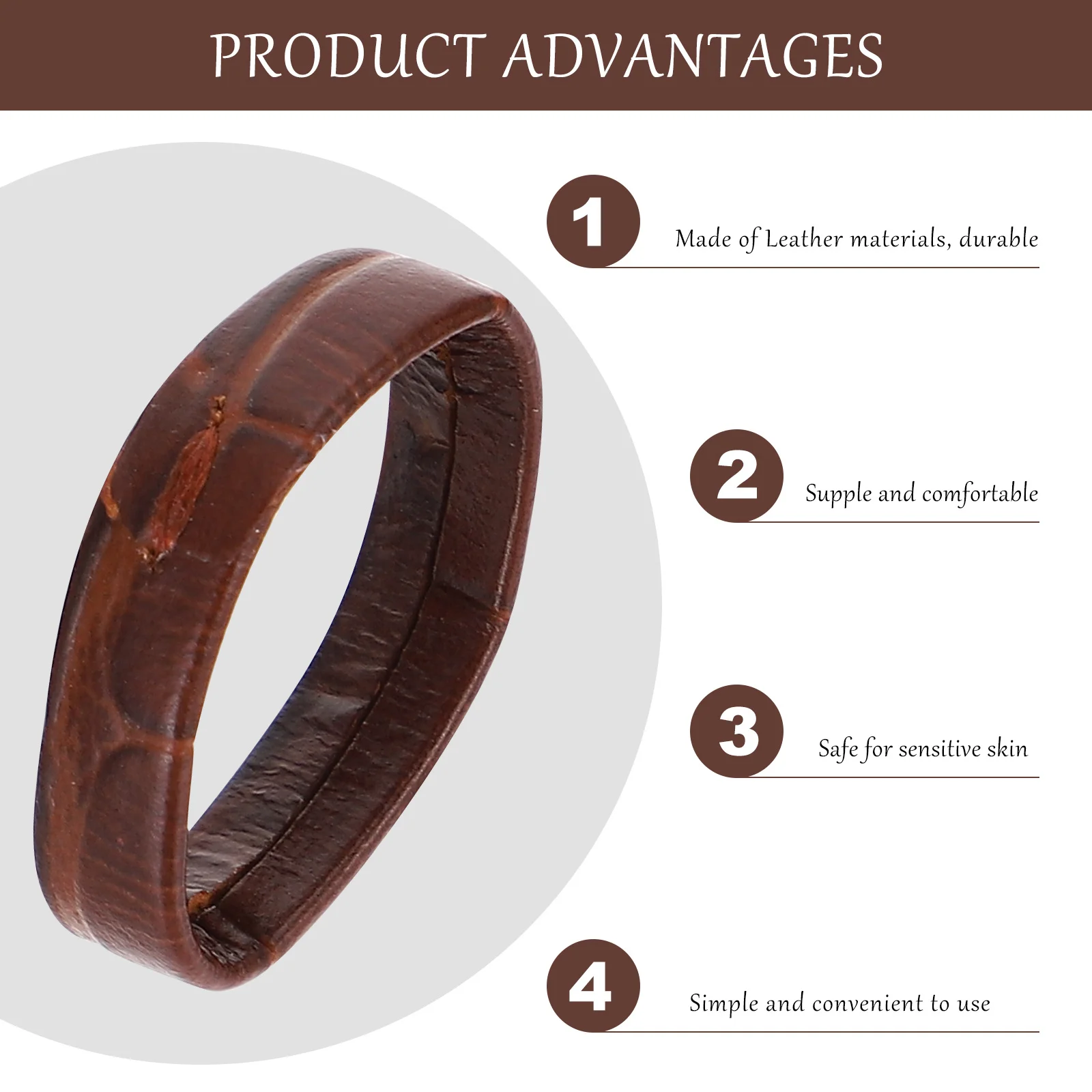 10 Pcs Table Ring Bezel Watch Strap Keeper Loops Replacement Band Portable Man