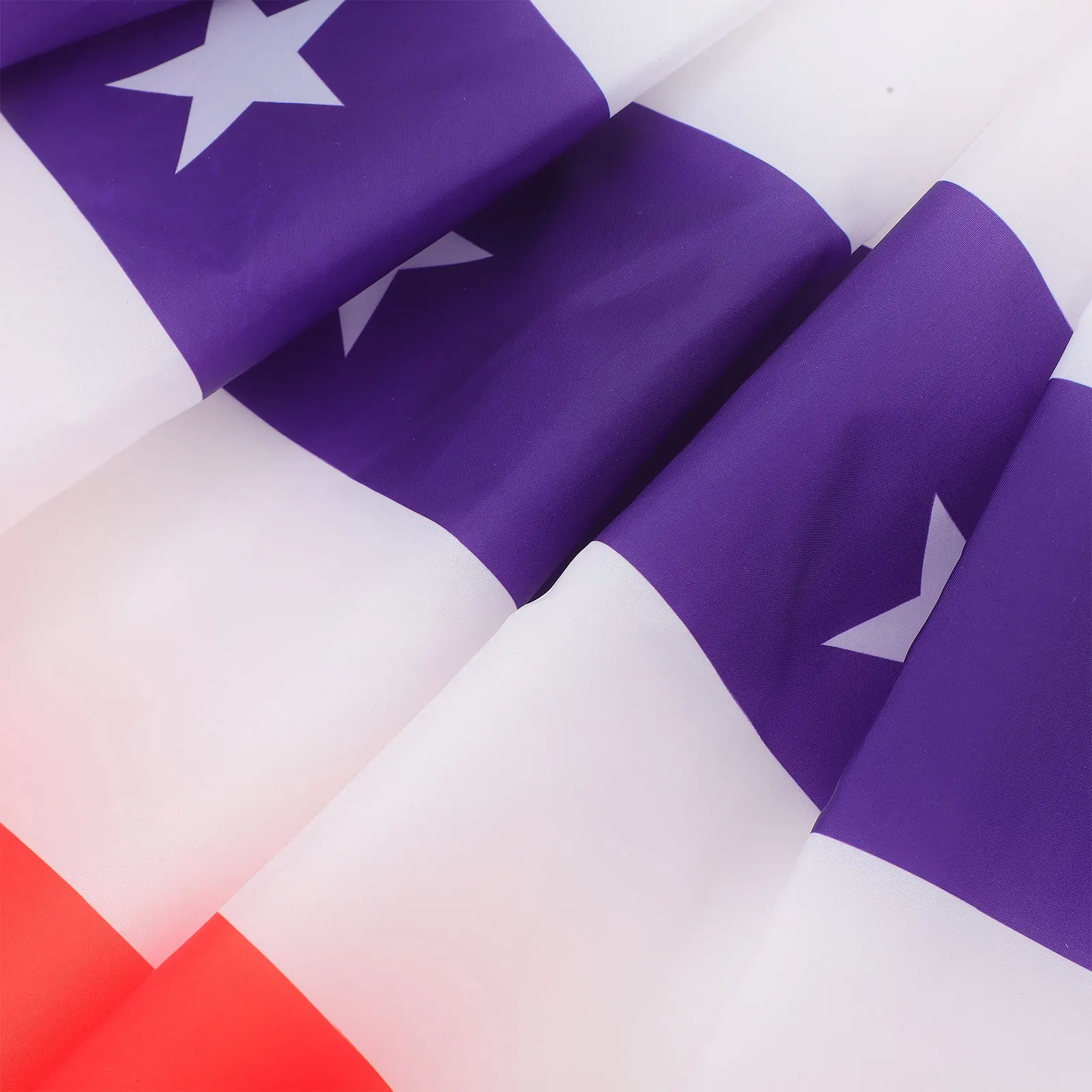 

4pcs Pleated Semi Circle Flags 45x90cm Patriotic Decorations Independence Day Banner Fan Shaped Bunting Outdoor Indoor