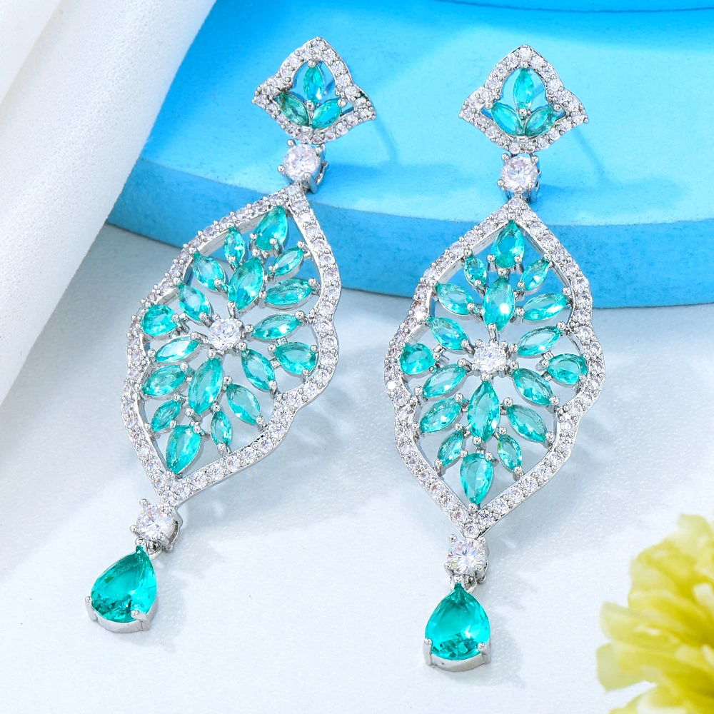 

Missvikki Luxury Cute Shiny Pendant Earrings For Gorgeous Fashion Women Bridal Earring aretes de mujer modernos Gift 2022 Hot
