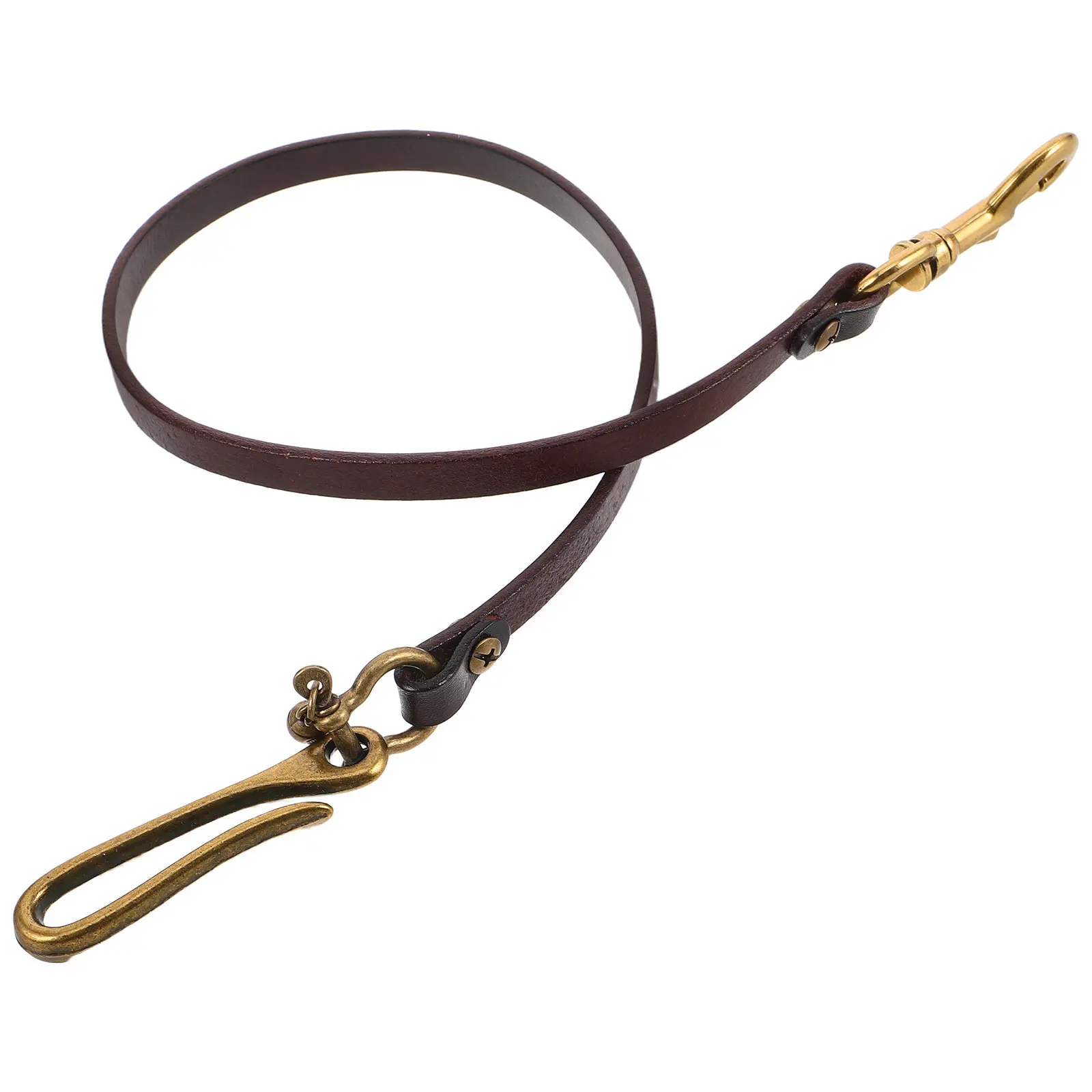 Vintage Cowhide Waist Chain Belt Unisex Retro Streetwear Pants Chain for Parties Performances Dresses Jeans Coats