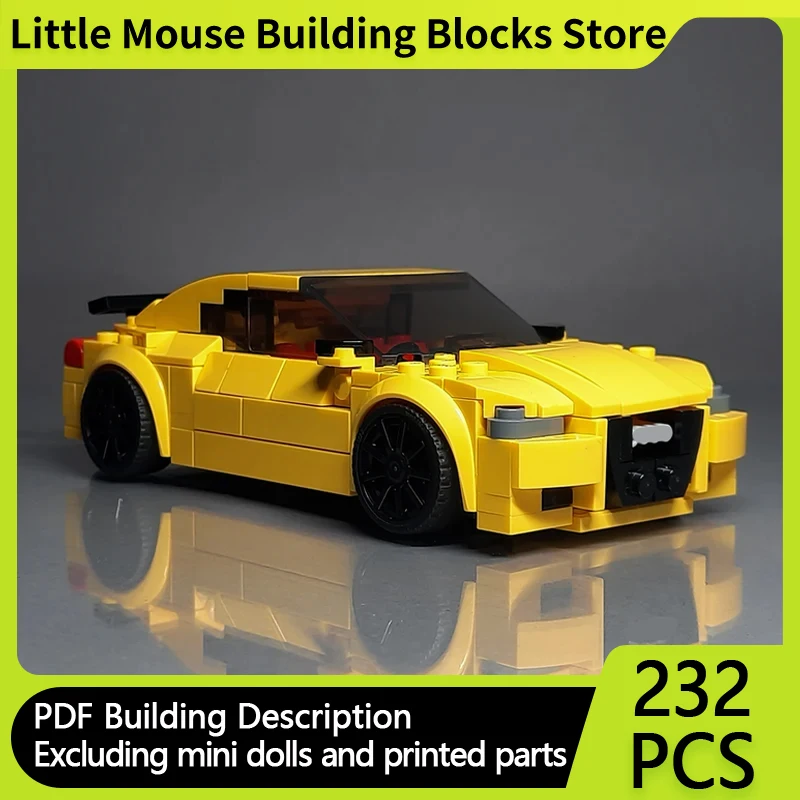 

Speed Champion City Car Model MOC Building Bricks TT Sports Car Modular Technology Gifts Children Toys Suit Holiday Assemble