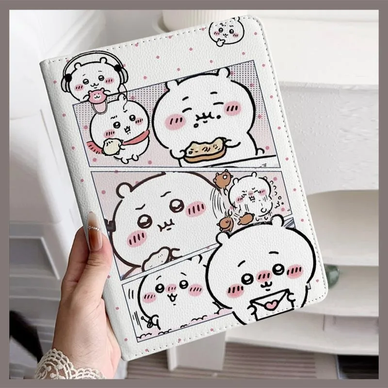 

Cute Chiikawa iPad Case Protective Cover With Pencil Slot Shockproof Tablet Case For iPad 13 11 Air 7 6 Mini 3 2 1 10.2 Inch