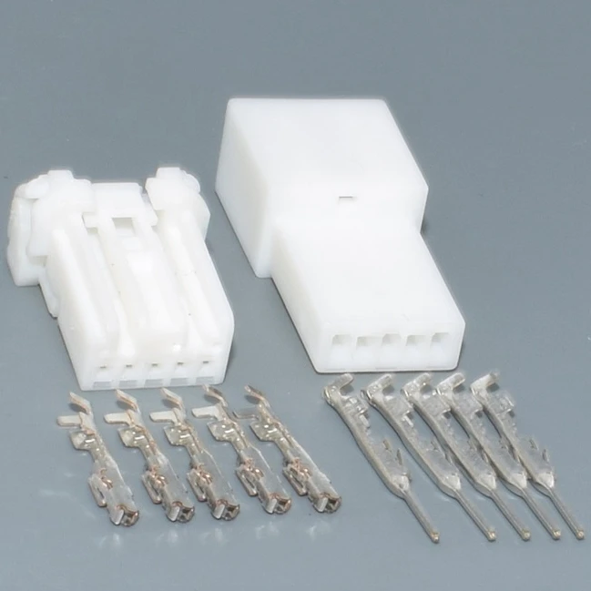 6098-7079 Interior White Connector Kit for Universal Vehicles Damaged Cabin Electrical Plug Replacement car connector