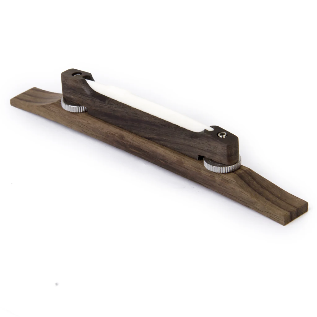 Rosewood Bridge With Saddle For Archtop Guitar Mandolin Parts Luthier
