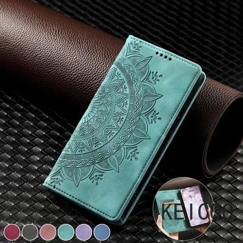 For Honor X6A Case HonorX6A Cover Mandala Pattern Flip Magnetic Phone Case For Honor X 6A WDY-LX1 WDY-LX2 Leather Coque Fundas