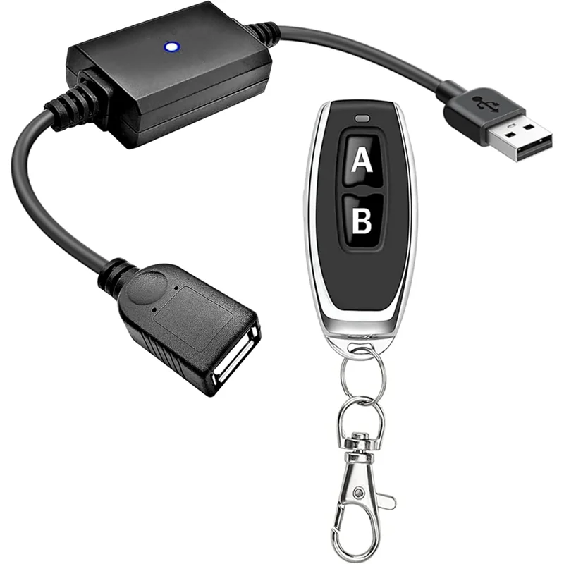 

Переключатель свежего привода DC5V USB беспроводной пульт дистанционного управления 433 МГц RF светодиодный светильник мини-мотор бар свет для чтения вентилятор