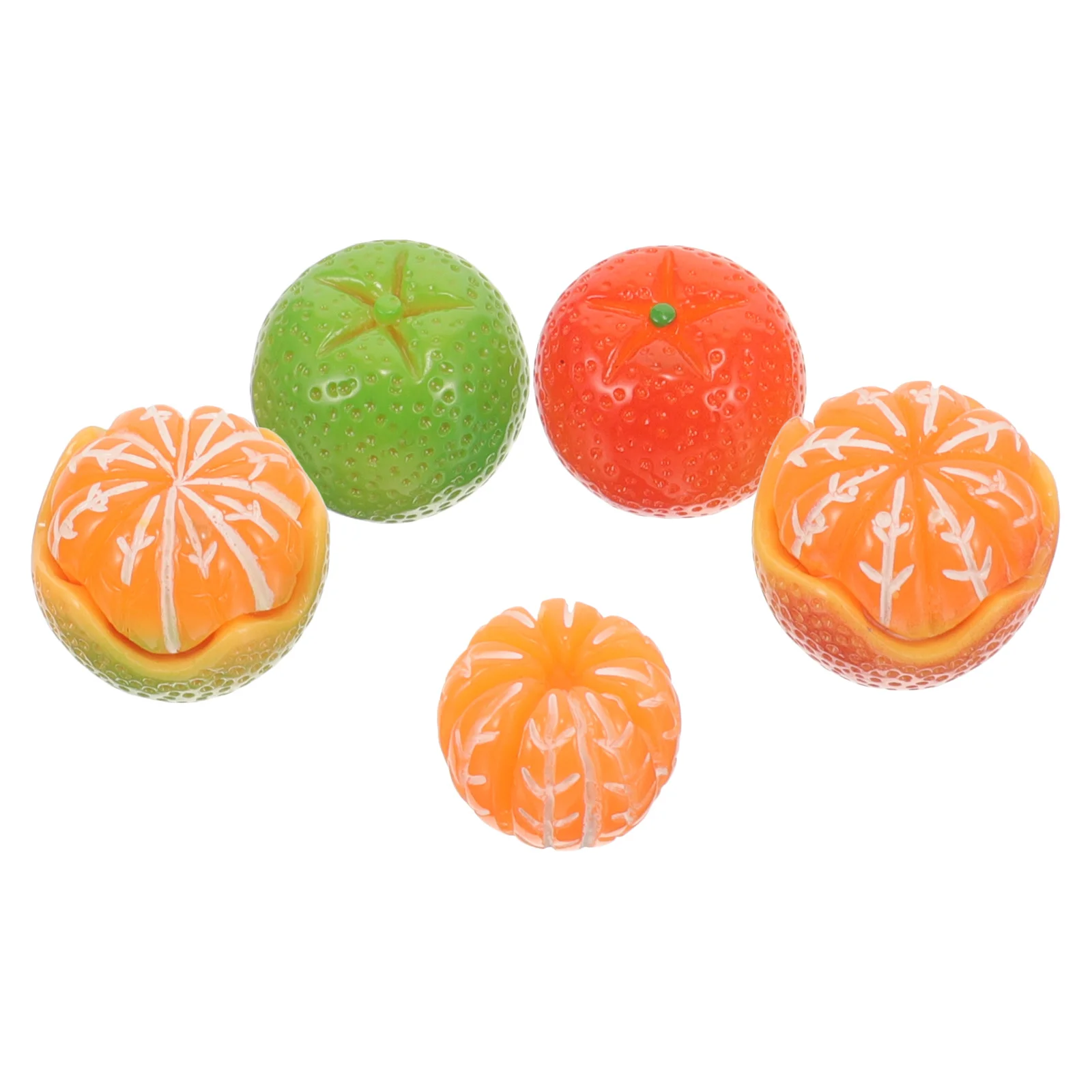 

5Pcs Resin Sugar Orange Car Dashboard Figurines Vehicle Interior Accessories Decorative Car Ornaments Orange Ornament