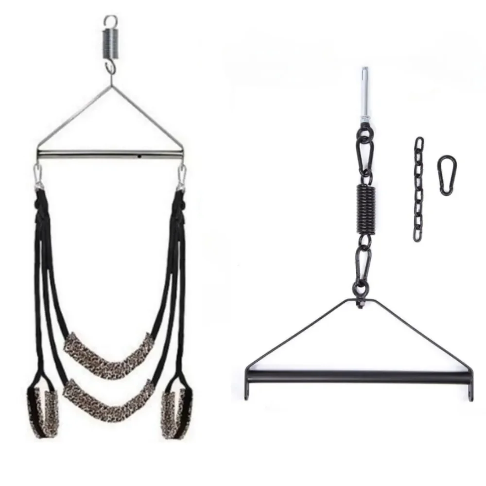 อุปกรณ์ช่วยให้เกิดชิงช้าสำหรับร่วมเพศเฟอร์นิเจอร์เซ็กซ์เซ็กซ์ทอยทาสสำหรับผู้ชายผู้หญิงคู่เก้าอี้ยับยั้งชั่งใจผู้ใหญ่