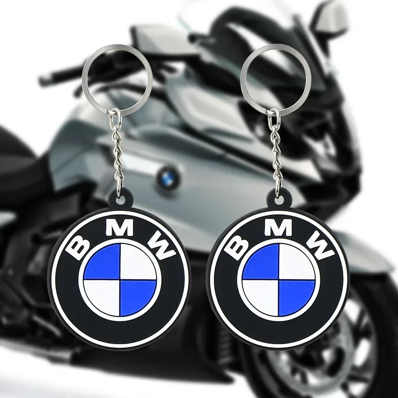 Rubber Key Chain Key Ring Holder For BMW BMW R1200GS R1250GS R 1200GS R1250 GS R 1250 GS LC ADV Locomotive modeleel Key Chains