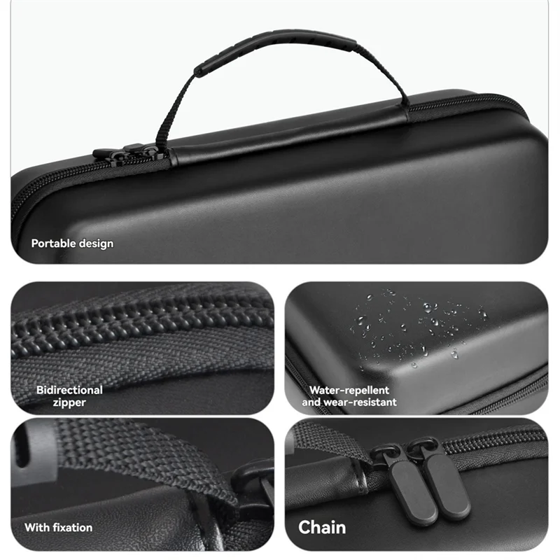 حافظة حمل JABS-Travel لهاتف Lenovo Legion Go S Host حافظة واقية محمولة صلبة مع مقبض مريح بسحاب مزدوج