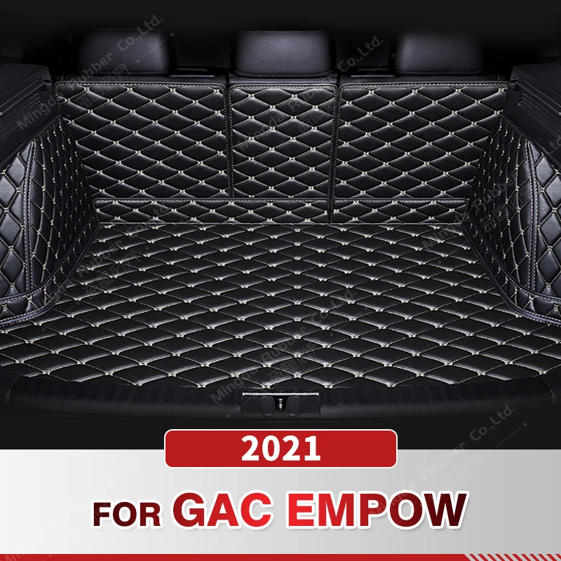 

Автомобильный коврик для багажника с полным покрытием для GAC Trumpchi Empow 2021, автомобильный коврик для багажника, прокладка для груза, аксессуары для защиты интерьера