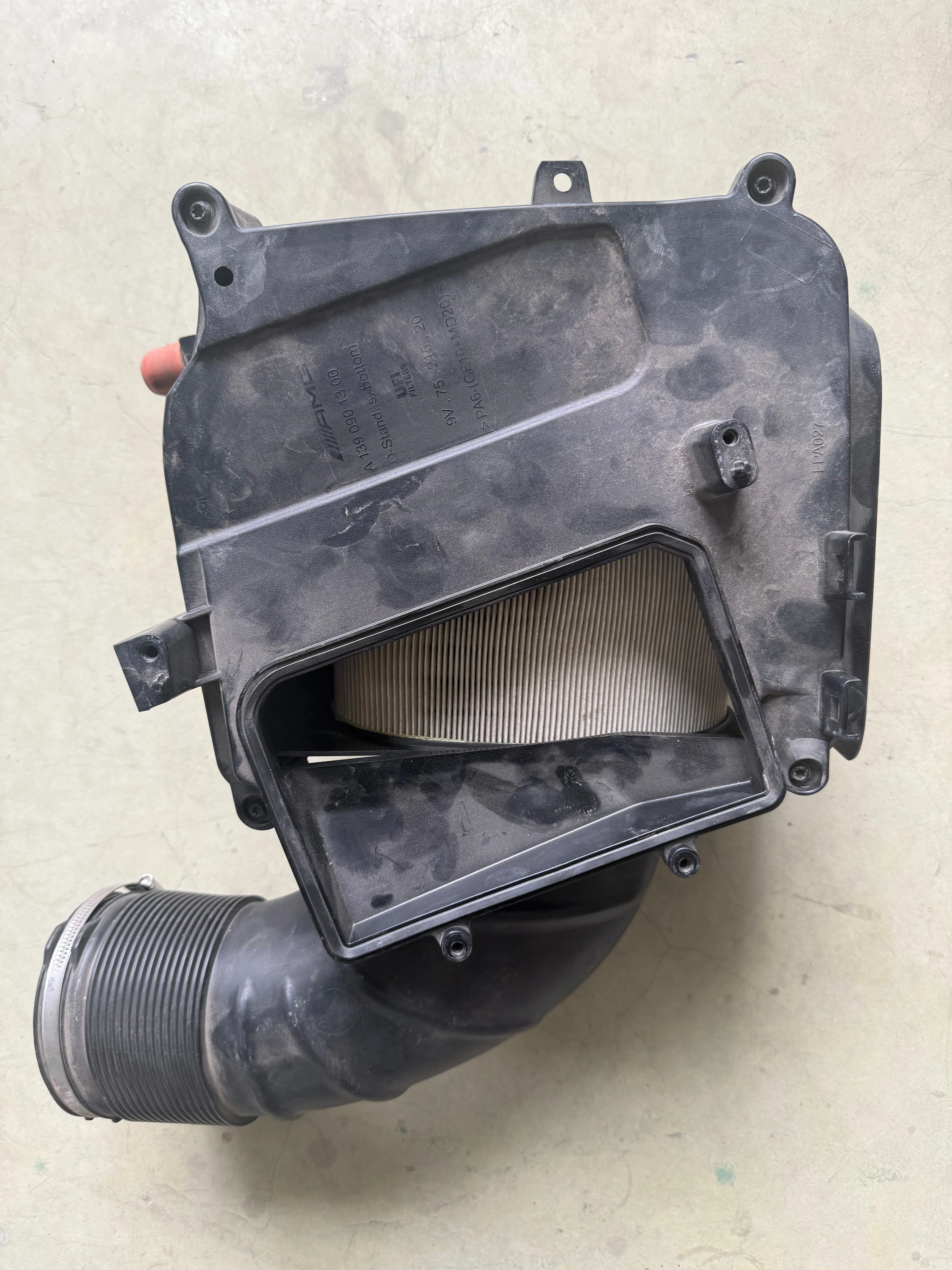 Genuine Air Intake Engine Pipe Air Filter for Mercedes CLA GLA45 AMG 2020 - 2023