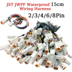 5/20Sst JST02T/02R-JWPF-VSLE Automobile JWPF JST Connector Harness Motorcycle Plug Socket With 20awg/0.5m ² 15CM Wire Connectors