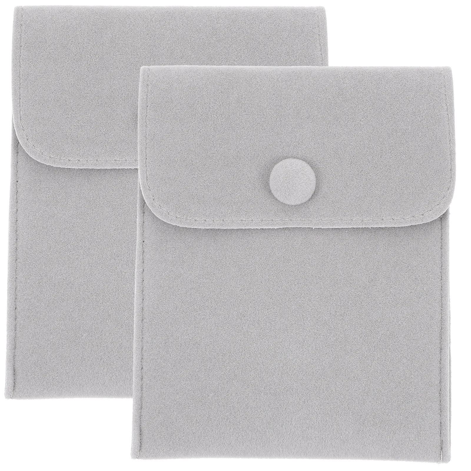 

2Pcs Watch Bracelet Ring Necklace Storage Bag Snap Jewelry Jewelry Storage Gift Bag Gift Packing Pouch