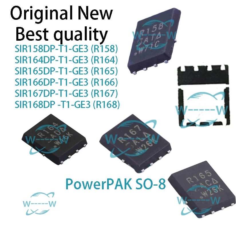 (5-30PCS)NEW SIR158DP SIR164DP SIR165DP SIR166DP SIR167DP SIR168DP -T1-GE3 R158 R164 R165 R166 R167 R168 QFN MOSFET