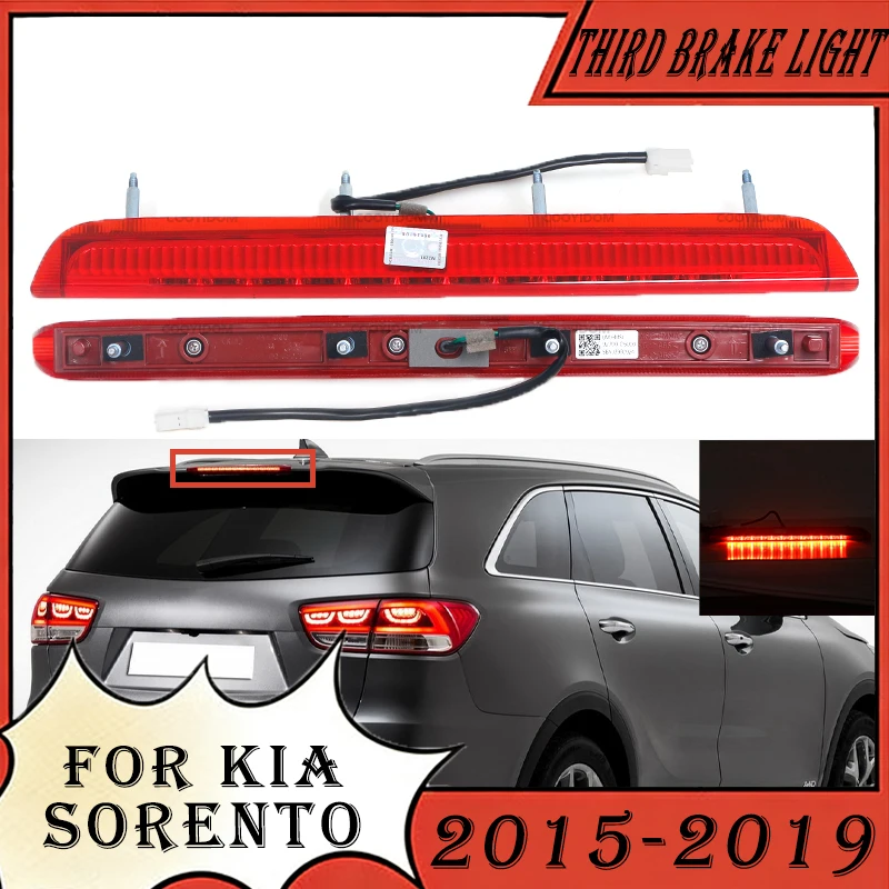 

Rear Third Brake Light High Mount Rear Stop Lamp For Kia Sorento 2015 2016 2017-2019 Tail Stop Signal Warning Lamp Car Lights
