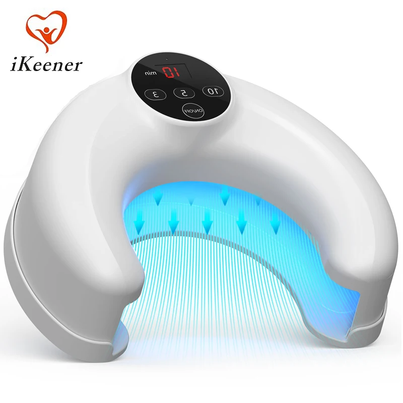 Wireless Hand Foot Nail Fungus Laser Device 470nm Blue Light 910nm Infrared Light Toenail Onychomycosis Treatment Anti Fungal