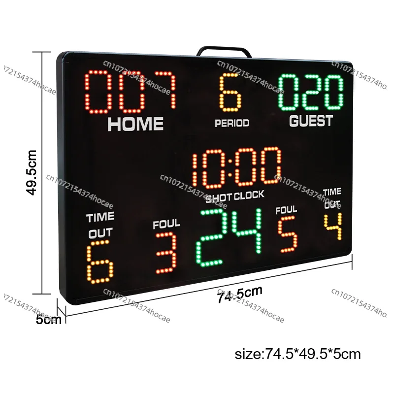 Game Time Scoreboard High School Gymnastics Digital Multi-Sport Light Emitting Diode Scoreboard