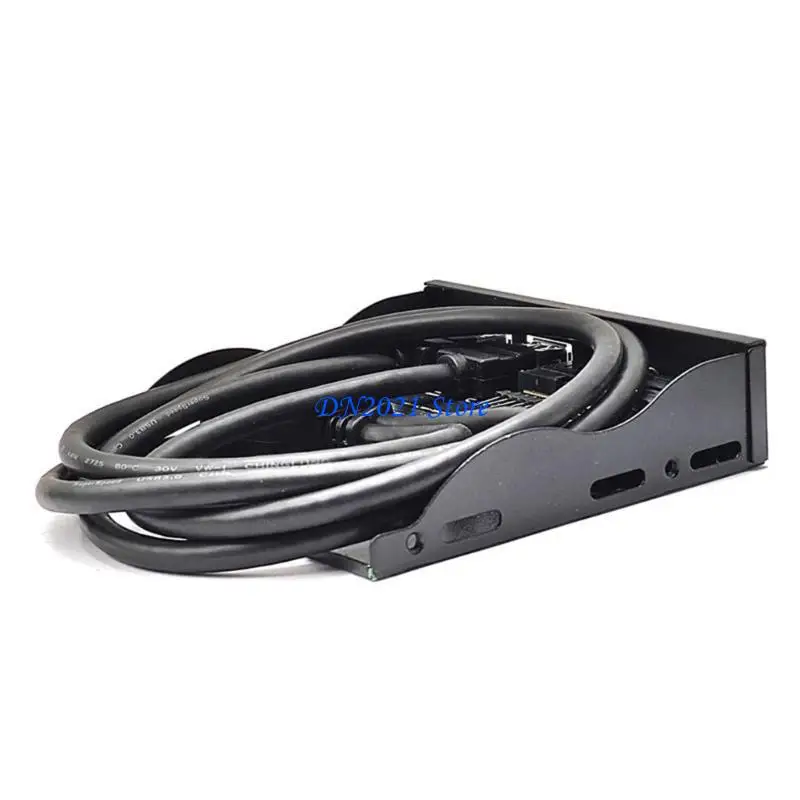 

F3KE 3.5 Inch Front Panel USB Hub with USB Ports 19-Pin USB 3.2 10Gbps Type C