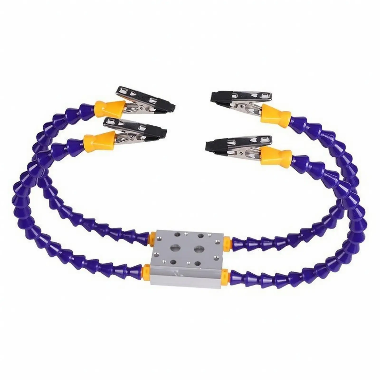 DIY Soldering Fixture with Perforated Aluminum Base for Model Building and Electronics Projects
