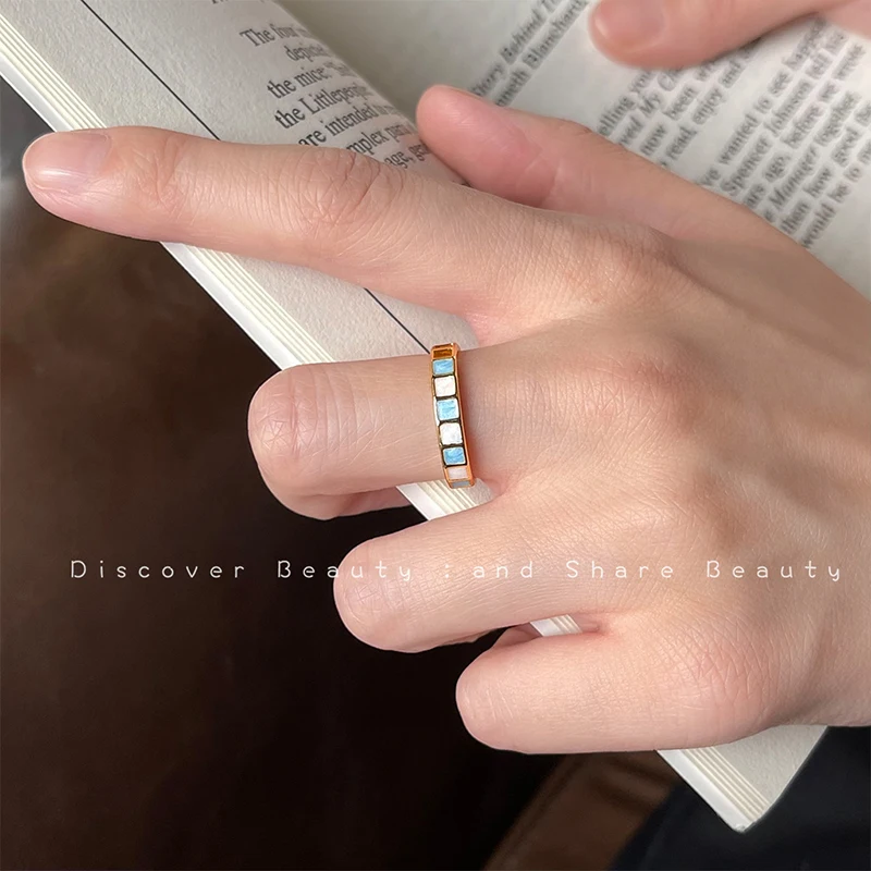 Silver Colour Painted Graffiti Zircon Heart Adjustable Ring For Women Party Hiphop Fine Jewelry Niche Design Accessories