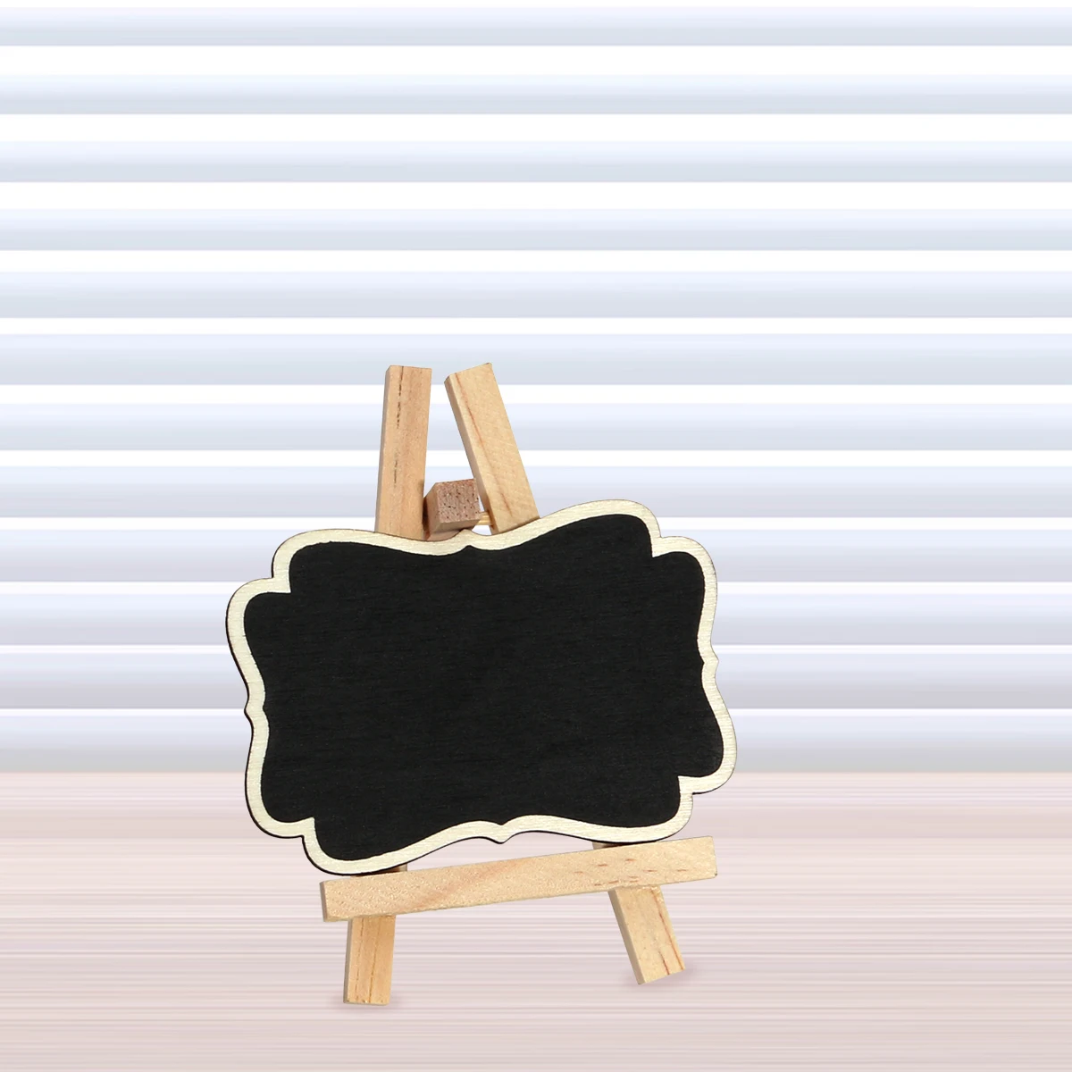 3Pcs Mini Chalkboard Small Blackboard Desk Decor Tabletop Easel Place Cards Framed Chalkboard Elegant Design Lightweight